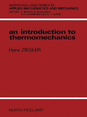cover image of An Introduction to Thermomechanics